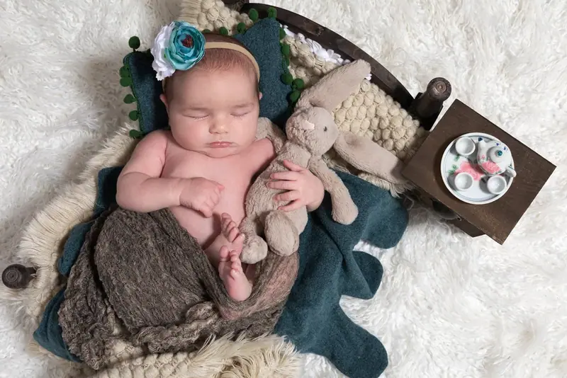 Newborn baby photographed by Darina Photography in Barnet, North London