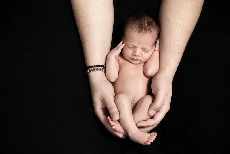 Newborn baby photographed by Darina Photography in Barnet, North London
