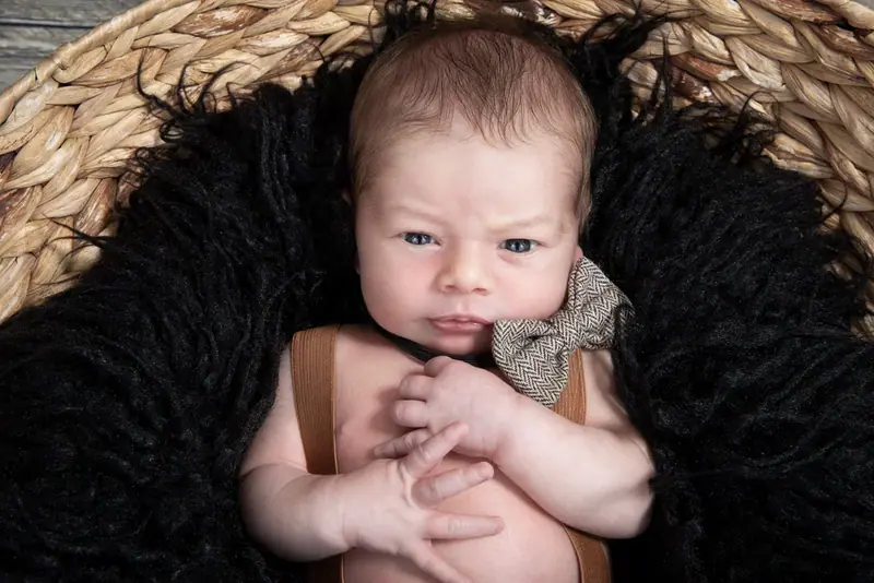 Newborn baby photographed by Darina Photography in Barnet, North London