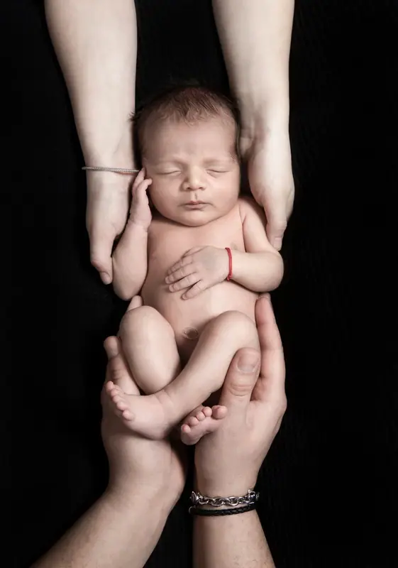 Newborn baby photographed by Darina Photography in Barnet, North London