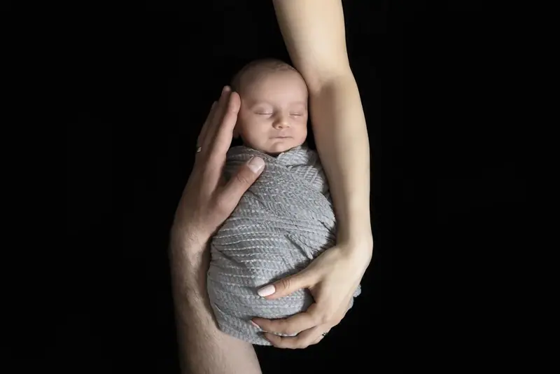 Newborn baby photographed by Darina Photography in Barnet, North London