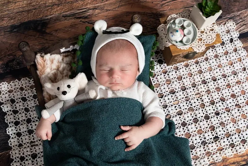 Newborn baby photographed by Darina Photography in Barnet, North London