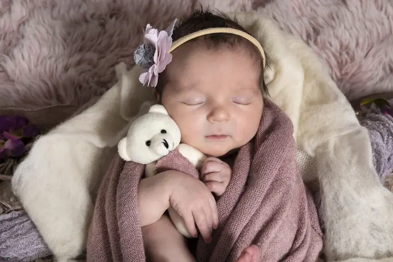 Newborn baby photographed by Darina Photography in Barnet, North London