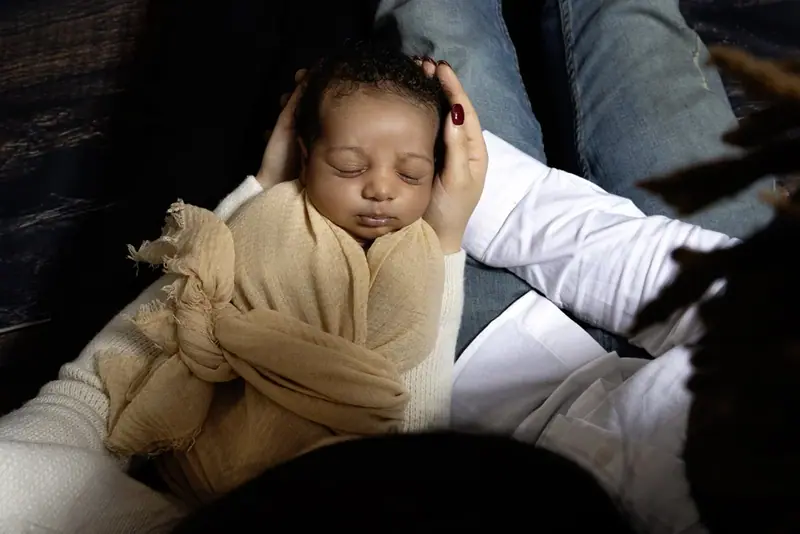 Newborn baby photographed by Darina Photography in Barnet, North London