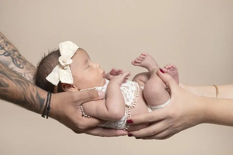 Newborn baby photographed by Darina Photography in Barnet, North London