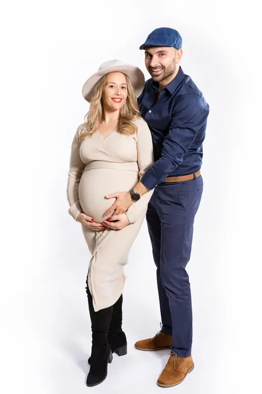 Pregnancy portrait photographed by Darina Photography in Barnet, North London