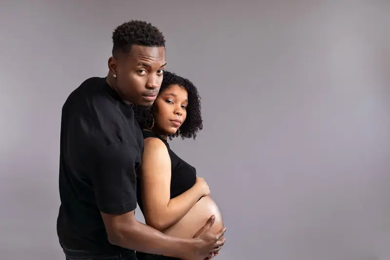 Pregnancy portrait photographed by Darina Photography in Barnet, North London