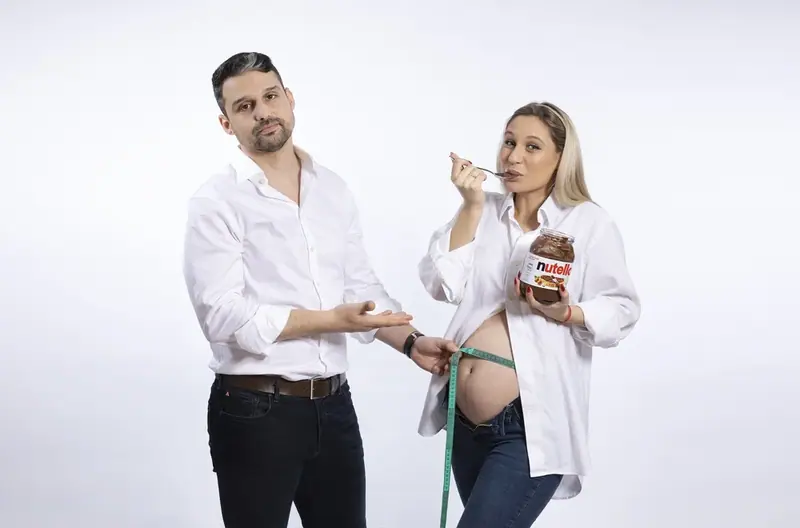 Pregnancy portrait photographed by Darina Photography in Barnet, North London