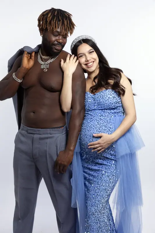 Pregnancy portrait photographed by Darina Photography in Barnet, North London