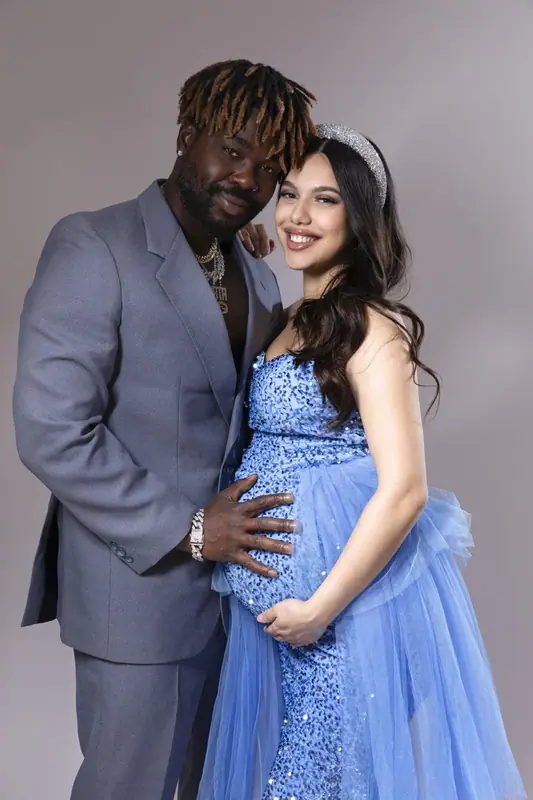 Pregnancy portrait photographed by Darina Photography in Barnet, North London