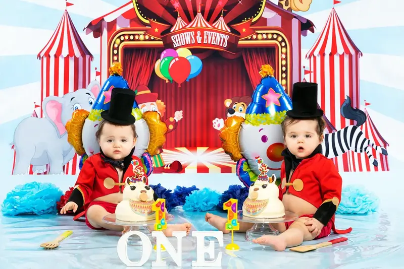 Smash cake birthday session photographed by Darina Photography in Barnet, North London