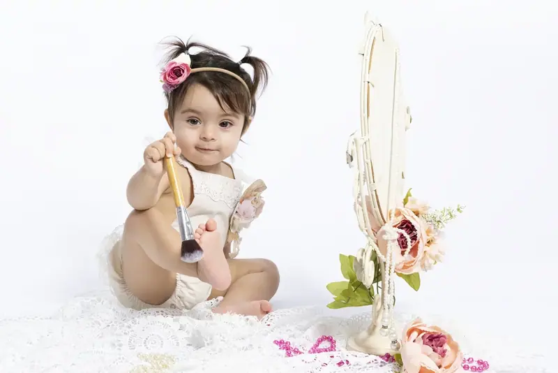 Smash cake birthday session photographed by Darina Photography in Barnet, North London